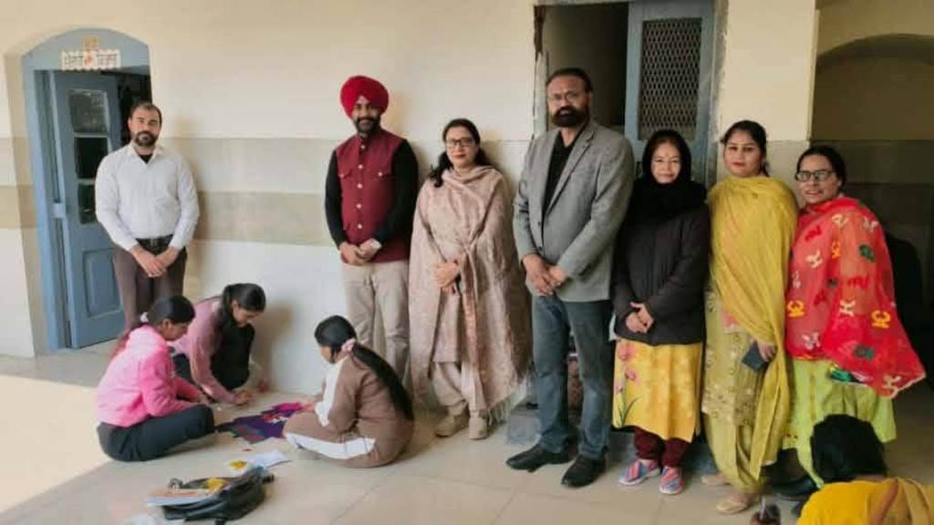 International Mother Language Day was celebrated by organizing writing mehndi and rangoli competitions in Government College